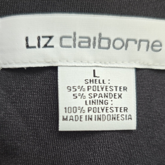 Liz Claiborne Zebra Print Long Sleeve Dress - Picture 12 of 12